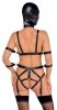 Seksowna bielizna bondage Bad Kitty Strap+Mask Set M